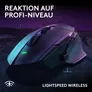 Logitech G G502 X LIGHTSPEED Wireless Gaming Maus Schwarz – HERO 44K Sensor, LIGHTFORCE Switches, 13 Tasten, USB-C, 140 Std. Akkulaufzeit