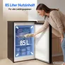 Medion MD370018 Life Gefrierschrank EEK C Grau