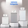 Medion MD370018 Life Gefrierschrank EEK C Silber