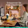 Logitech Lift Vertical vertikale Maus Graphite kabellos (Logi Bolt) für Rechtshänder