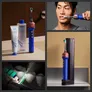 Dyson CameraJet Elektrische Zahnbürste mit Munddusche Ceramic Ultra Blue