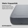 Seagate Expansion Desktop Drive 4 TB externe Festplatte (HDD) Grau; USB 3.0 Micro-B; USB-C