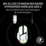 Razer Basilisk V4 Pro Wireless Gaming Maus - 50.000 DPI, 8.000 Hz, HyperScroll, Bluetooth, Chroma RGB, Weiß