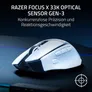 Razer Basilisk V4 HyperSpeed kabellose Gaming-Maus – 33K Sensor, HyperScroll, Bluetooth, Chroma RGB, Weiß