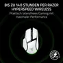 Razer Basilisk V4 HyperSpeed kabellose Gaming-Maus – 33K Sensor, HyperScroll, Bluetooth, Chroma RGB, Weiß