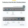 StarTech.com USB-C Dockingstation – Dual 4K 60Hz HDMI, 100W PD, USB-C/A, 1GbE