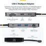 StarTech.com 9-in-1 USB-C Multiport Adapter | 4K 60 Hz HDMI | 140 W PD | USB 10 Gbit/s | Gigabit LAN | SD/microSD