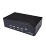 Startech.com 4-Port Dual DisplayPort KVM Switch | 4K 60 Hz | Dual Monitor | USB Hub | Audio